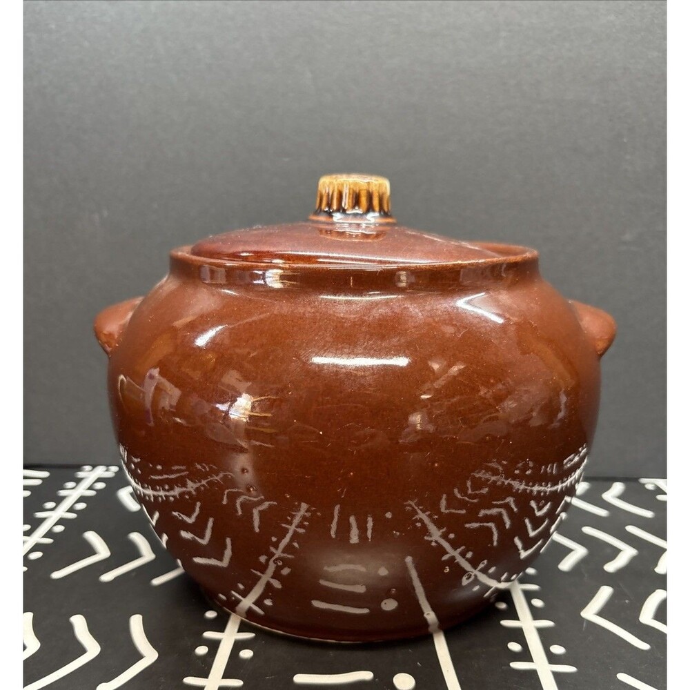 Vintage WATT OVEN WARE Casserole / Bean Pot